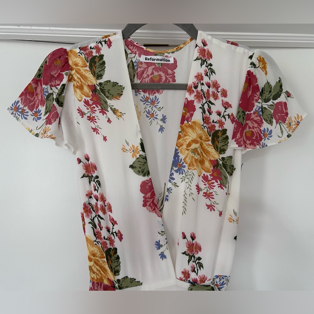 Reformation Rosey Dress in Bouquet - Picture 12 of 16